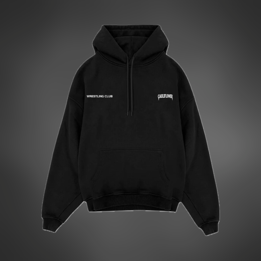 Cauliflower SLOGAN Hoodie - BLACK