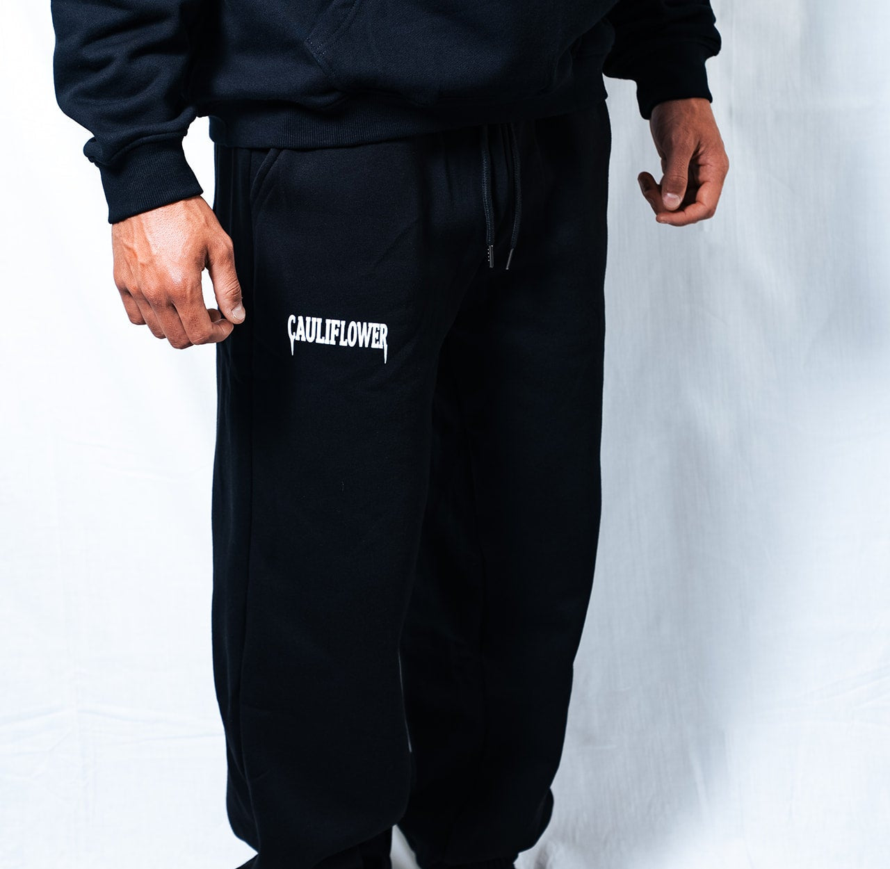 Heavyweight Lux Sweats (WRESTLING) - BLACK