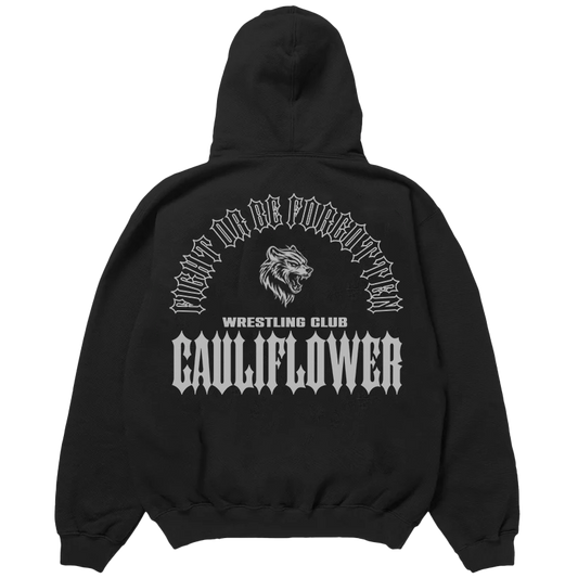 Cauliflower Wrestling Club Hoodie - BLACK